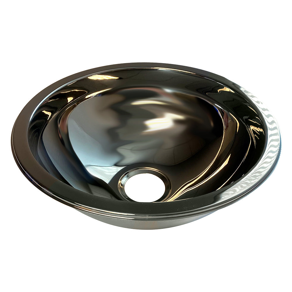 Scandvik SS Basin Sink  115 x 5  Mirror Finish 10201
