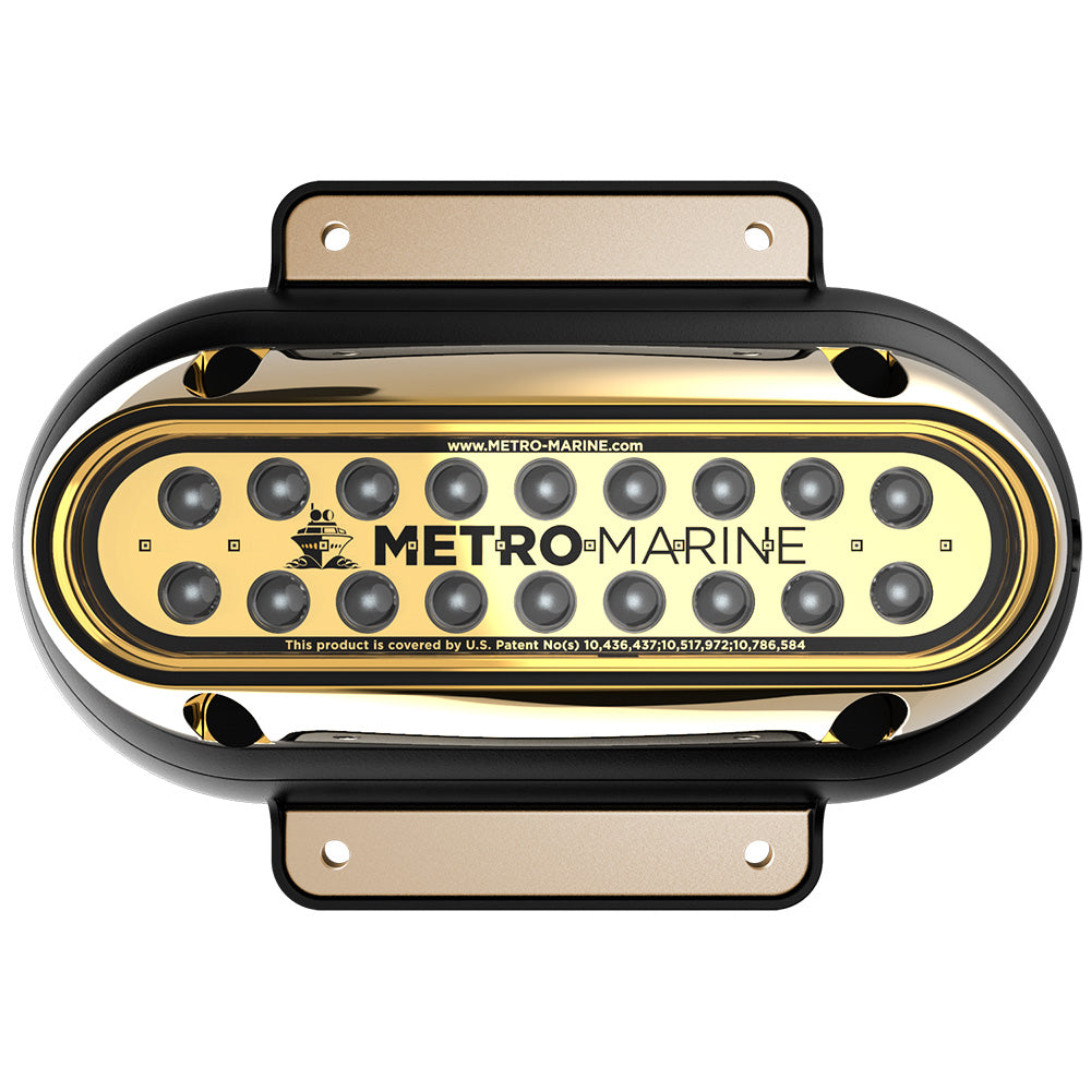 Metro Marine HighOutput Elongated Surface Mount Light wIntelligent Monochromatic LEDs  Green 45 Beam FSME1HG345