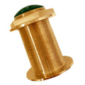Echonautics Bronze LowProfile ThruHull HighFrequency CHIRP Transducer  600W 12 Tilt 130210kHz BT70H60012