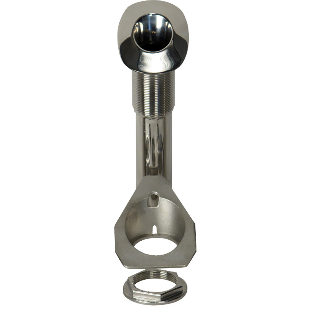 CE Smith 70 Series Screwless Flush Mount Rod Holder  30 Degree  Stainless Steel  Cast Bottom  Black Liner  Boxed 53678C