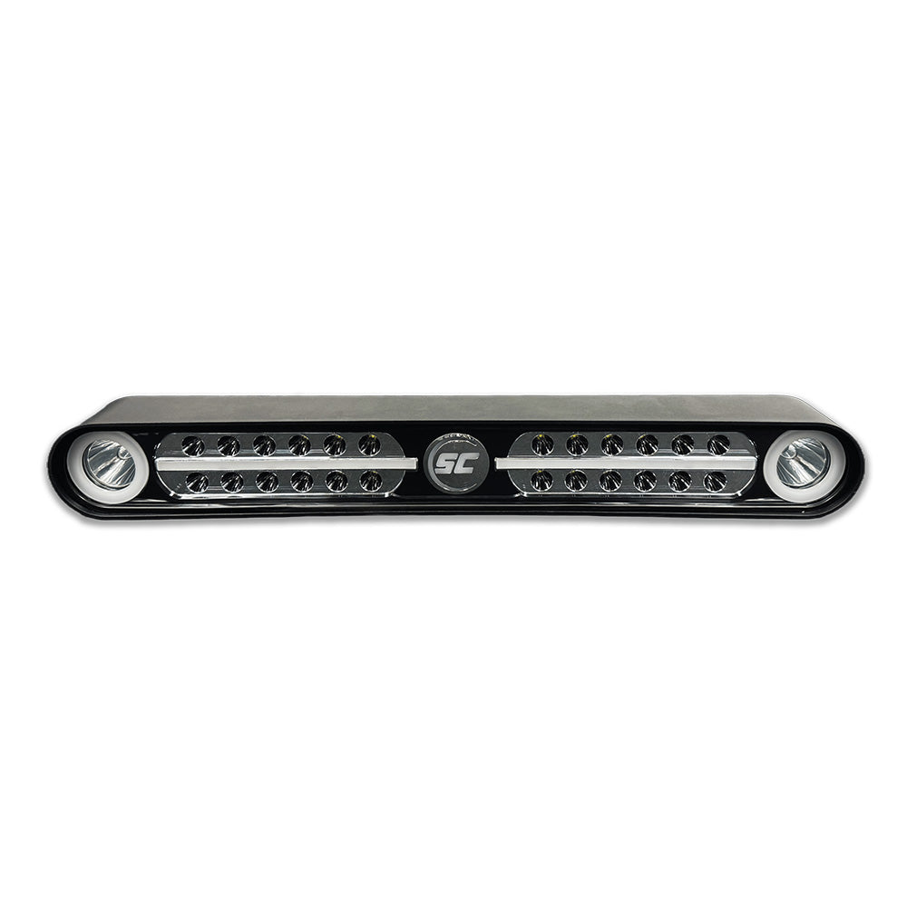 ShadowCaster Eagle Ray LED Light Bar  Black Housing  Dual Optics SCMEAGLERAYBK