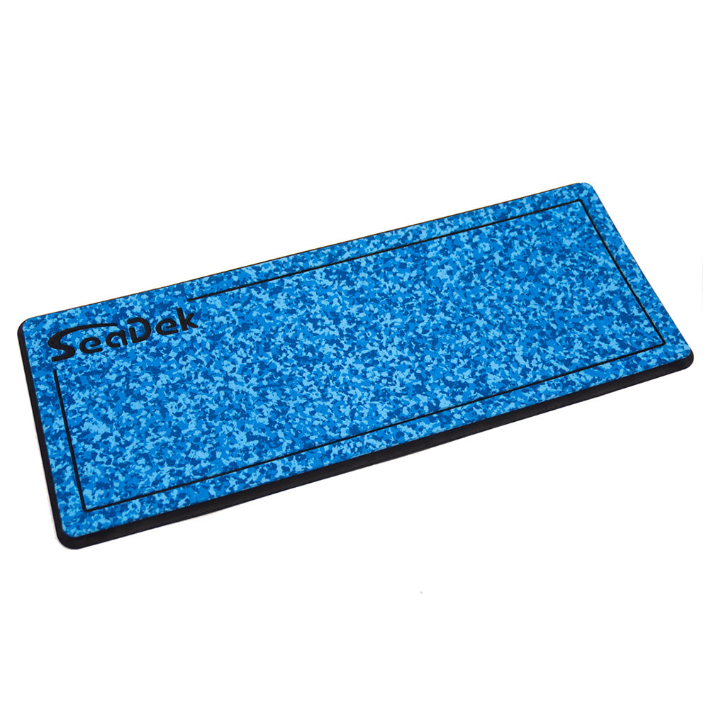 SeaDek 14 x 36 20mm Dual Density Small Helm Pad wSeaDek Logo  Brushed Texture  Aqua CamoBlack 3556mm x 9144mm x 20mm