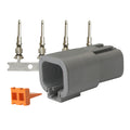Pacer DTP Deutsch Receptacle Repair Kit  1412 AWG 4 Position TDTP04F4RP