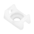 Pacer Screw Down Cable Tie Mount  8 Screw Mount Method  Natural Color  100 Pack CTM2S8100