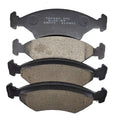 Load Rite by Knott Brake Pads 10  12 Disc Full Axle 2 Sets Inner  Outer 426565K