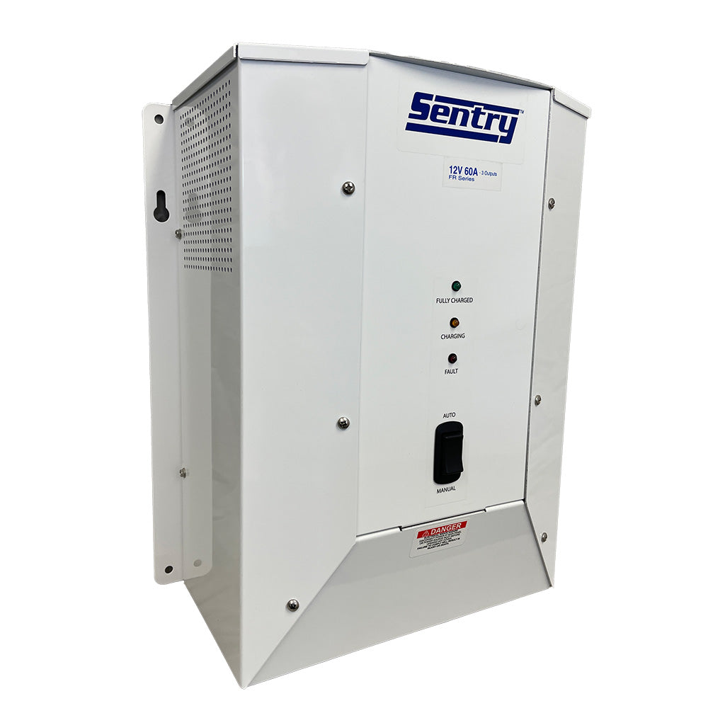 Sentry Marine Battery Charger 115230V Input 12VDC  60A  3Bank SFR12603X