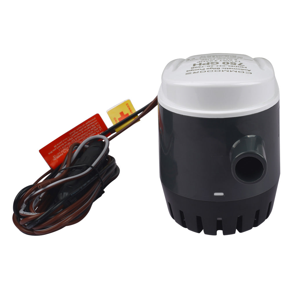 Commodore 750 GPH 60 Series Automatic Bilge Pump  12V CM60750B