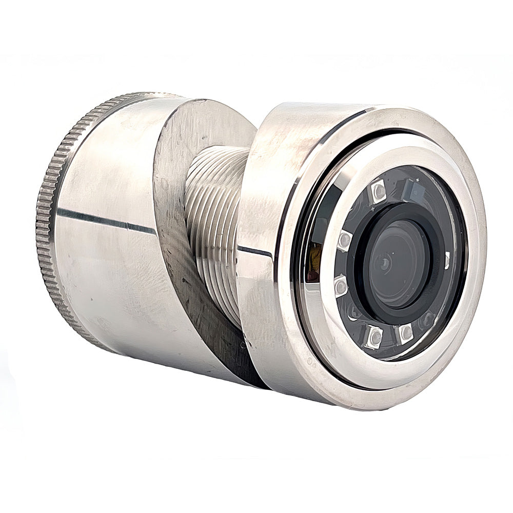 Iris 3MP Compact 316L Stainless Steel ThruHullPanel IP Camera  36mm Lens IRIS43536