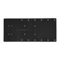 Sea Brackets 18 Straight Trolling Motor Plate  Black SEA2324BLK