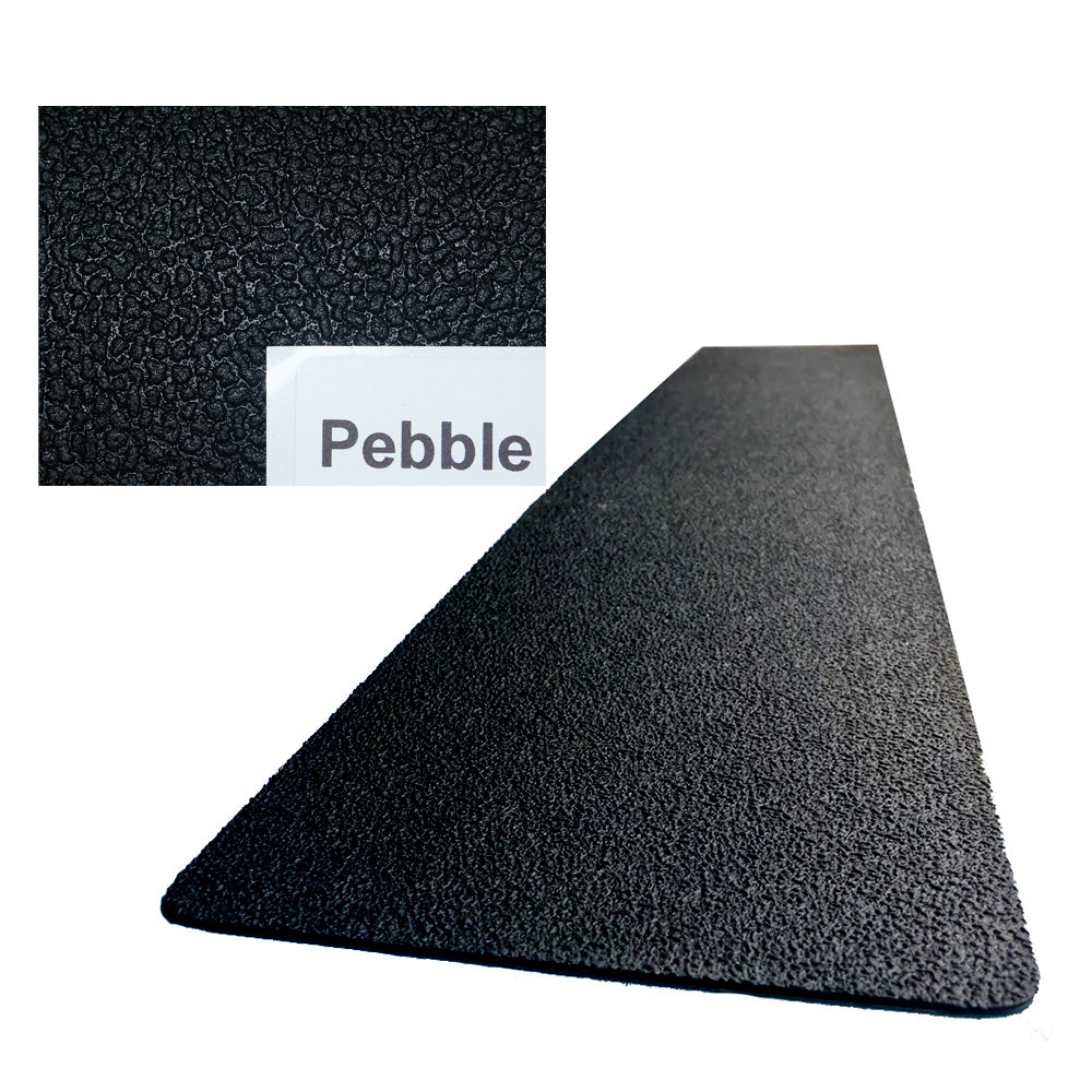 Gator Guards GatorSkinz NonSkid Step Pad  Black Pebble  16 x 4 GSSTEPBLKPEBDP