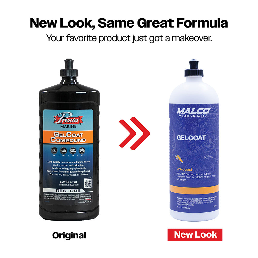 Malco Gel Coat Compound  32oz 167532