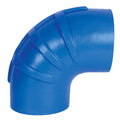 Trident Marine 5 ID 90 Degree Blue Silicon Wet Exhaust Elbow 290V5000SS