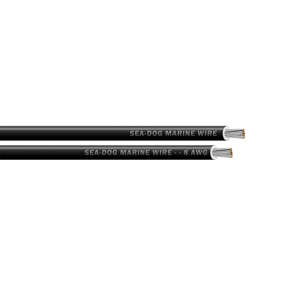 SeaDog 8 AWG Black Primary Wire  500 8008017