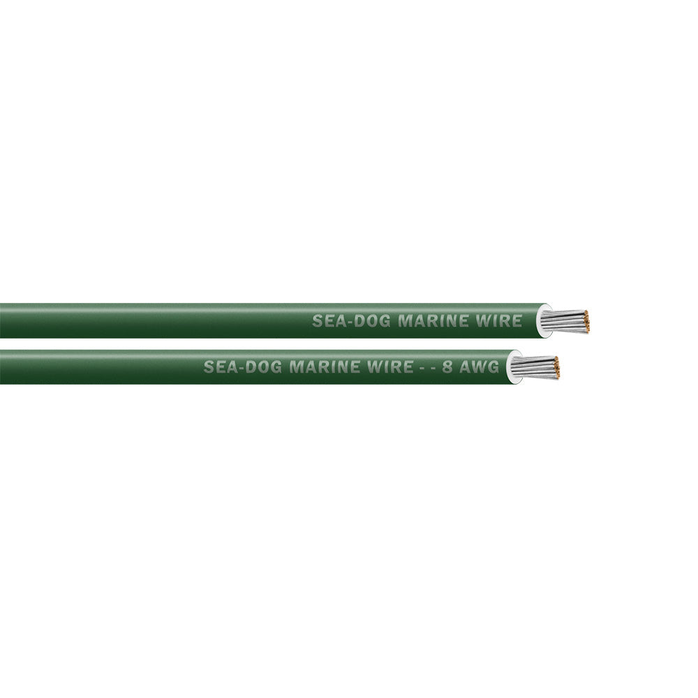 SeaDog 8 AWG Green Primary Wire  1000 8008049