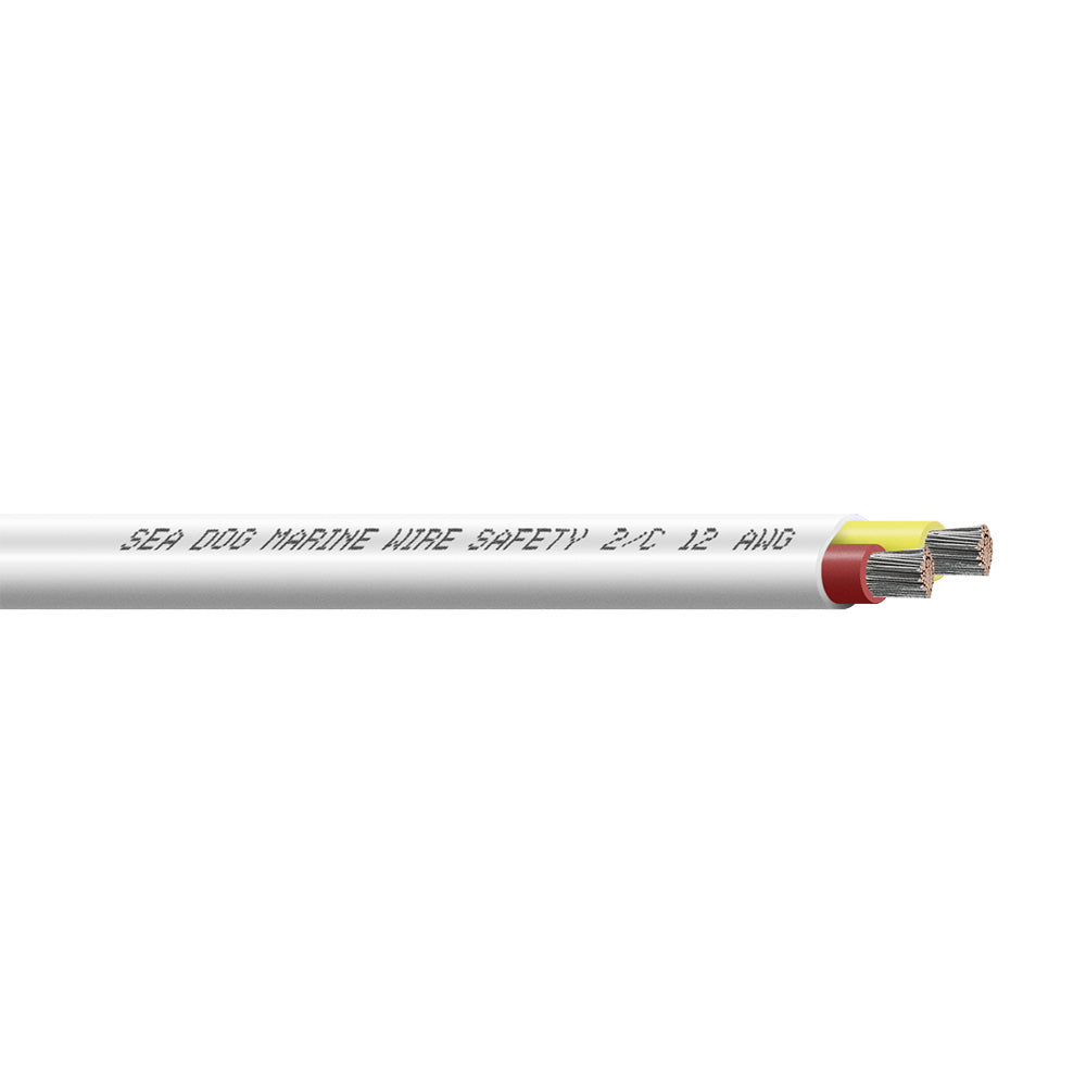 SeaDog 122 AWG Flat Duplex Safety Wire  RedYellow  500 8012227