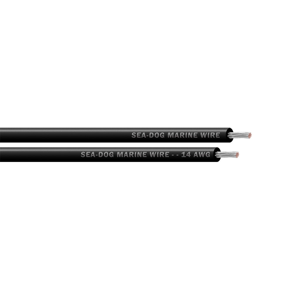 SeaDog 14 AWG Black Primary Wire  250 8014014