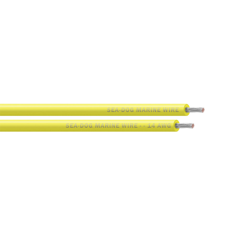 SeaDog 14 AWG Yellow Primary Wire  25 8014030