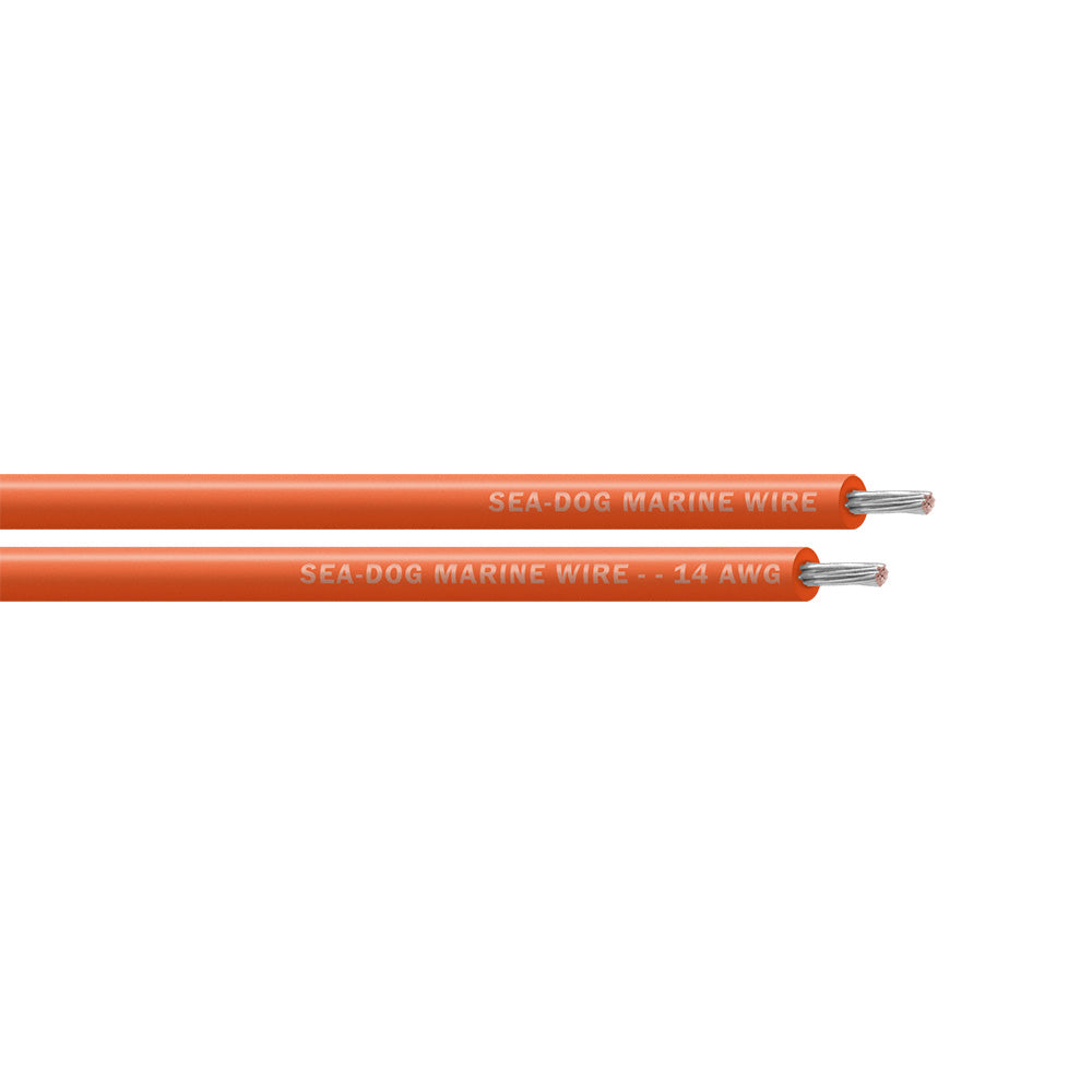 SeaDog 14 AWG Orange Primary Wire  100 8014082