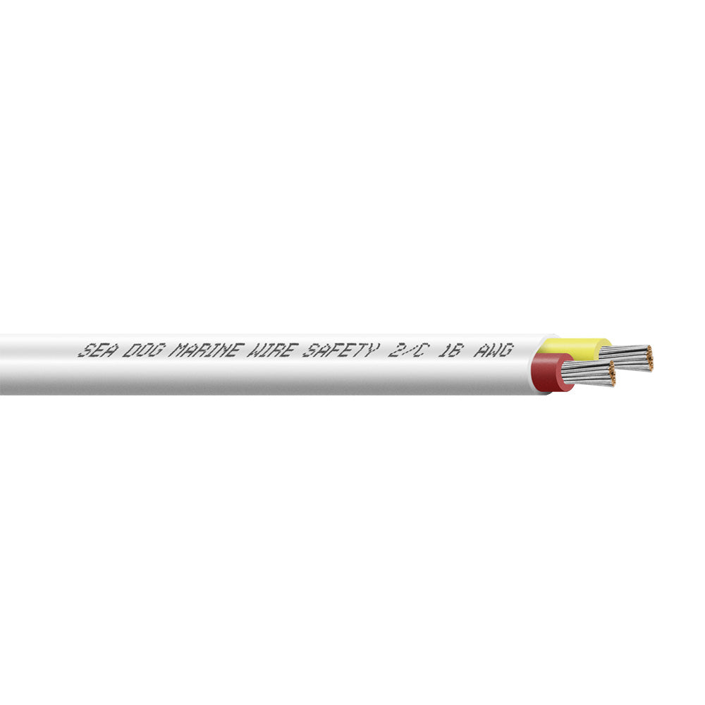 SeaDog 182 AWG Flat Duplex Safety Wire  RedYellow  100 8018222