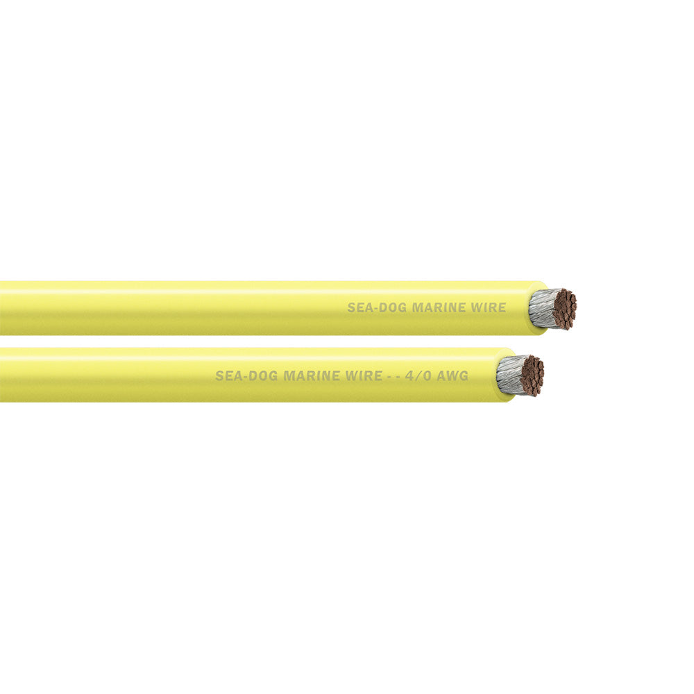 SeaDog 40 AWG Yellow Battery Cable  50 8041031