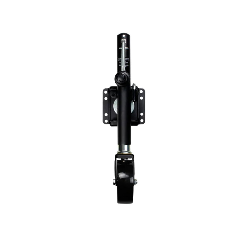 Powerwinch Select Series Jack  1000lb BoltOn Single Wheel Carbon Black 21400J1000B1BR