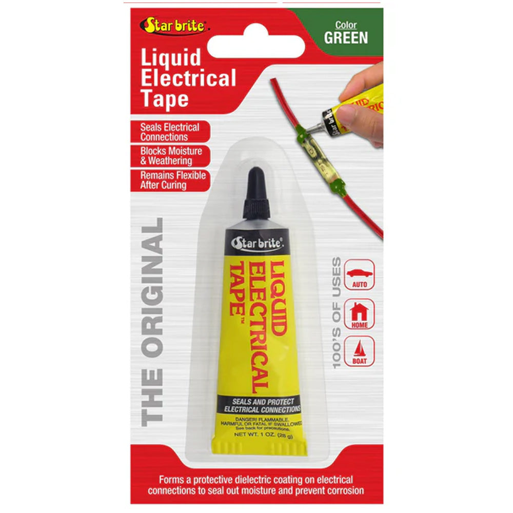 Star brite Liquid Electrical Tape  Green  1 oz 84156