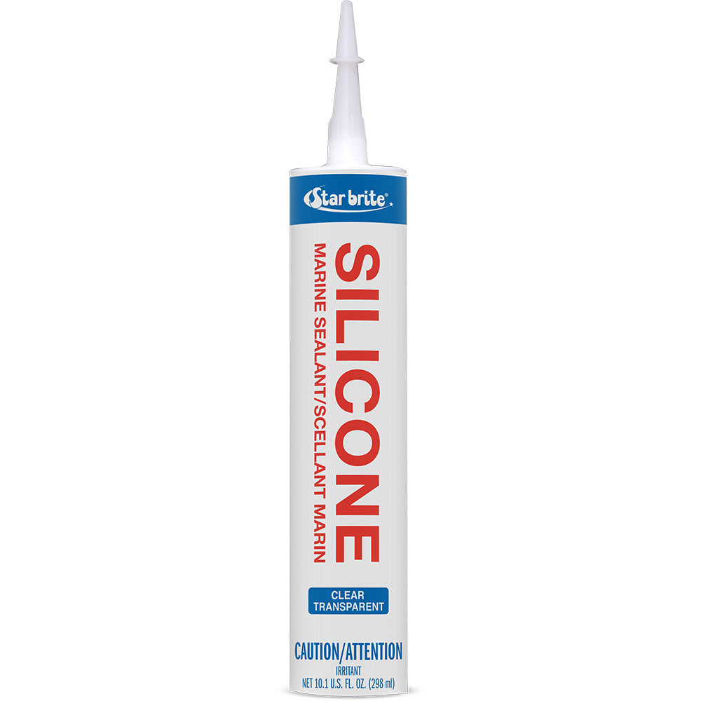 Star brite Marine Silicone Sealant  Clear  103 oz 82122