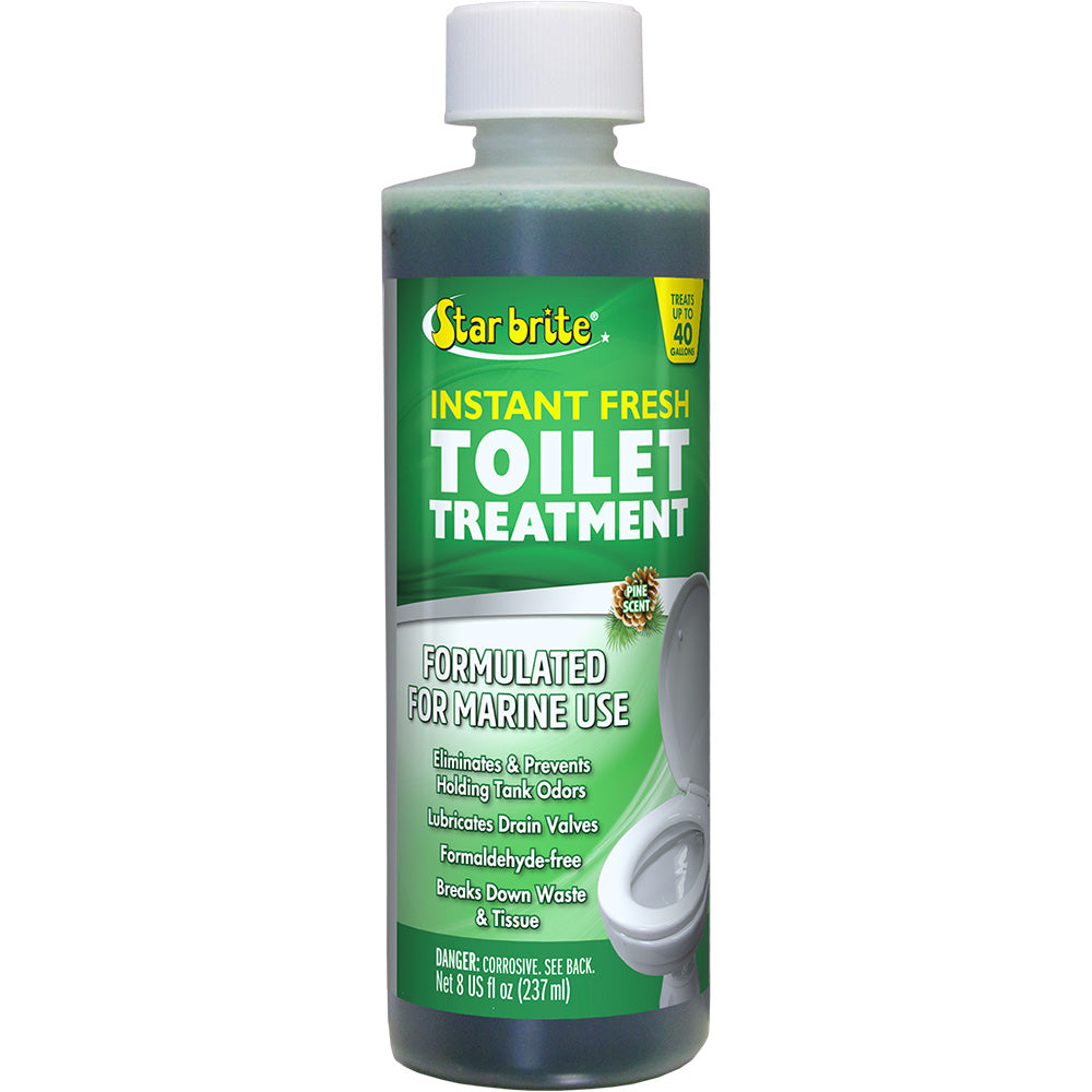 Star brite Instant Fresh Toilet Treatment  Pine Scent  Biodegradable Formula  8 oz 6 Pack 71763