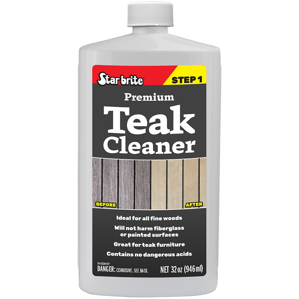 Star brite Premium Teak Cleaner  Step 1  32 oz 81432