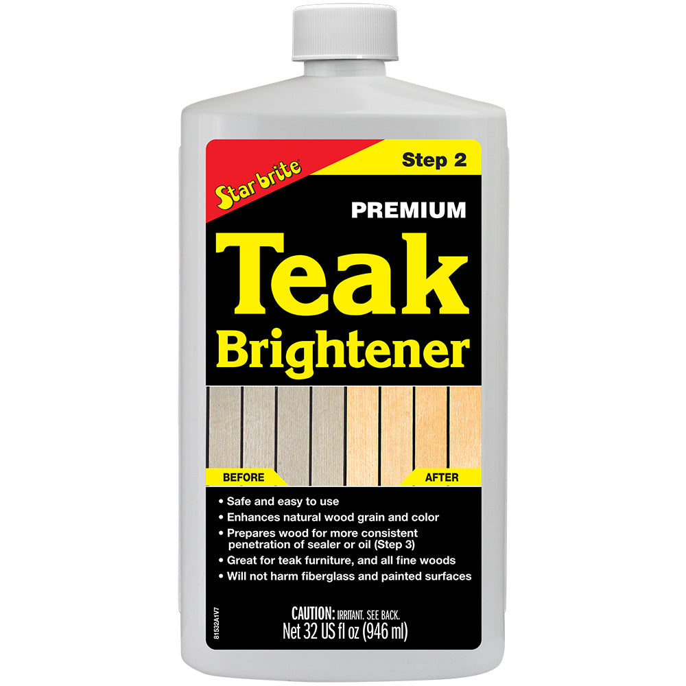 Star brite Premium Teak Brightener  Step 2  32 oz 81532