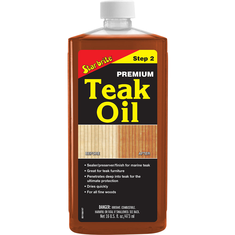 Star brite Premium Golden Teak Oil  16 oz 85116