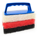 Star brite Large MultiTexture Scrub Pad Kit wInterchangeable Handle 42023