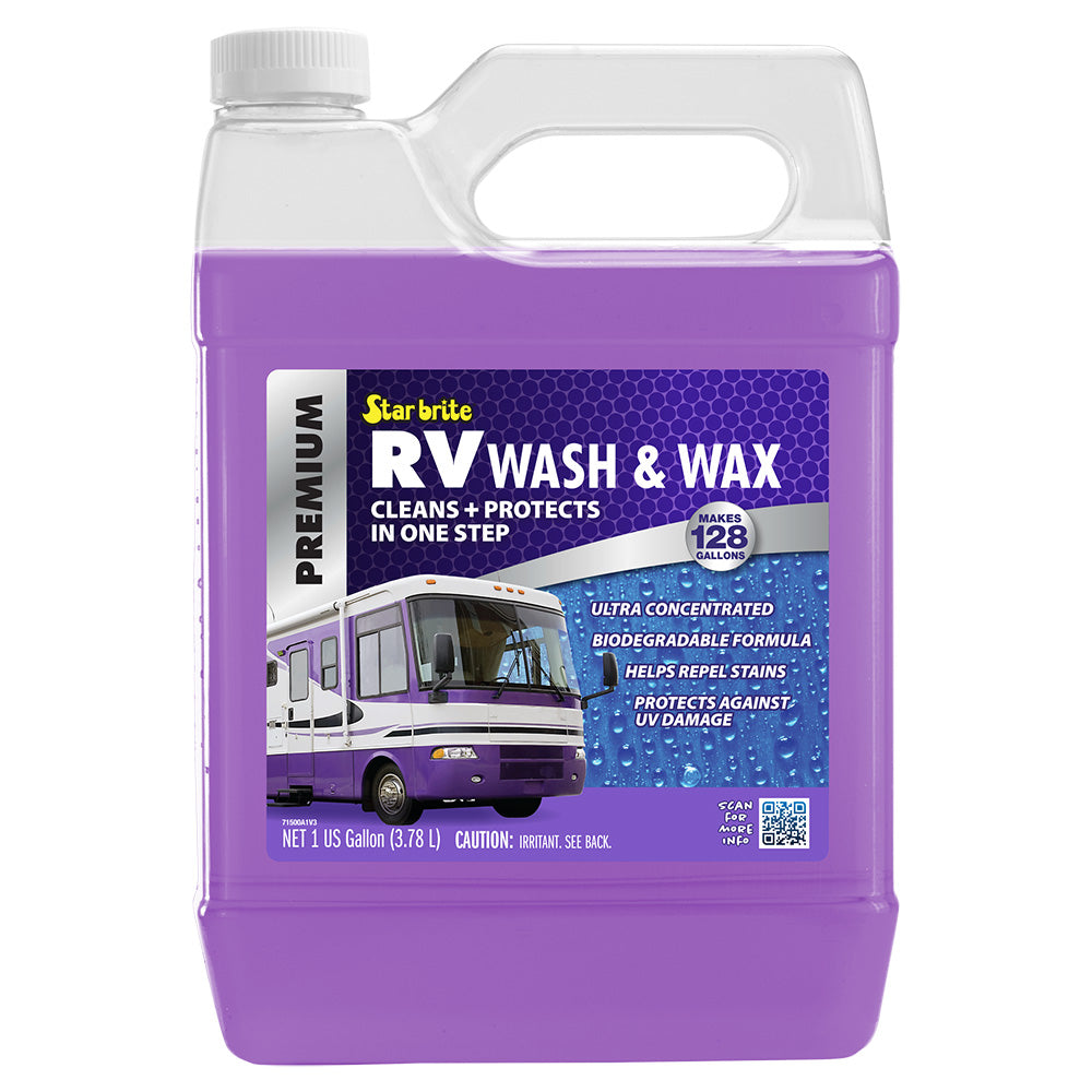 Star brite Premium RV Wash  Wax  1 Gallon 71500