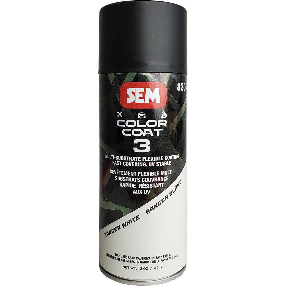 SEM Color Coat 3  Ranger White  12 oz 82063