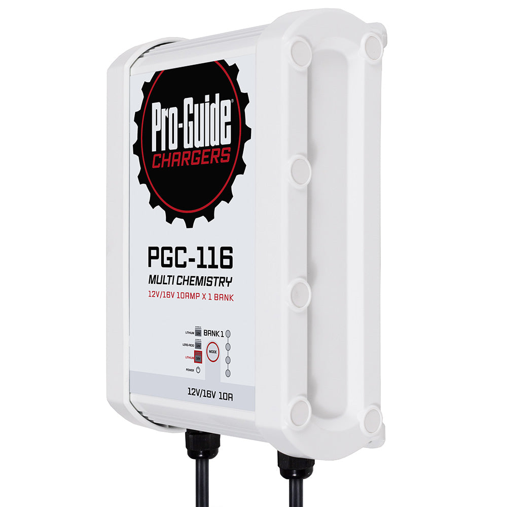 ProGuide 1 Bank OnBoard Battery Charger  12V16V  10Amp PGC116