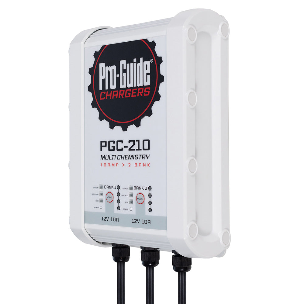 ProGuide 2 Bank OnBoard Battery Charger  12V  10Amp PGC210