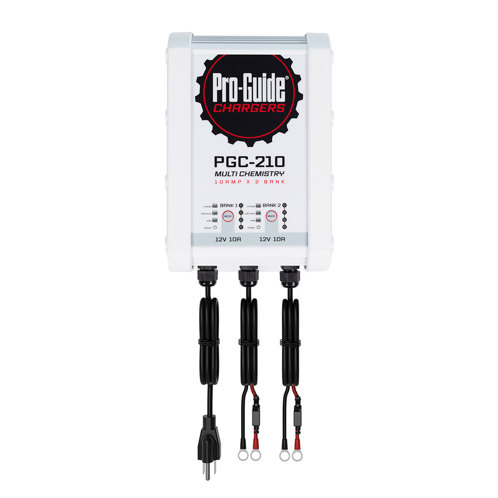 ProGuide 2 Bank OnBoard Battery Charger  12V  10Amp PGC210