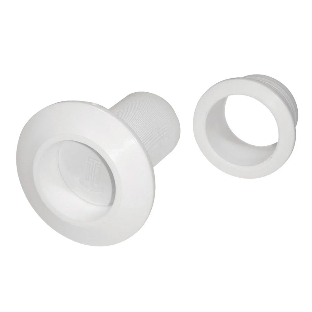 TH Marine Recessed Flapper Scupper Drains  White RFS2DP