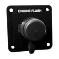 Flushmaster Vertical Single Outlet Flush Port Reroute  Black Acrylic  38 Barb SMQCR1BV38