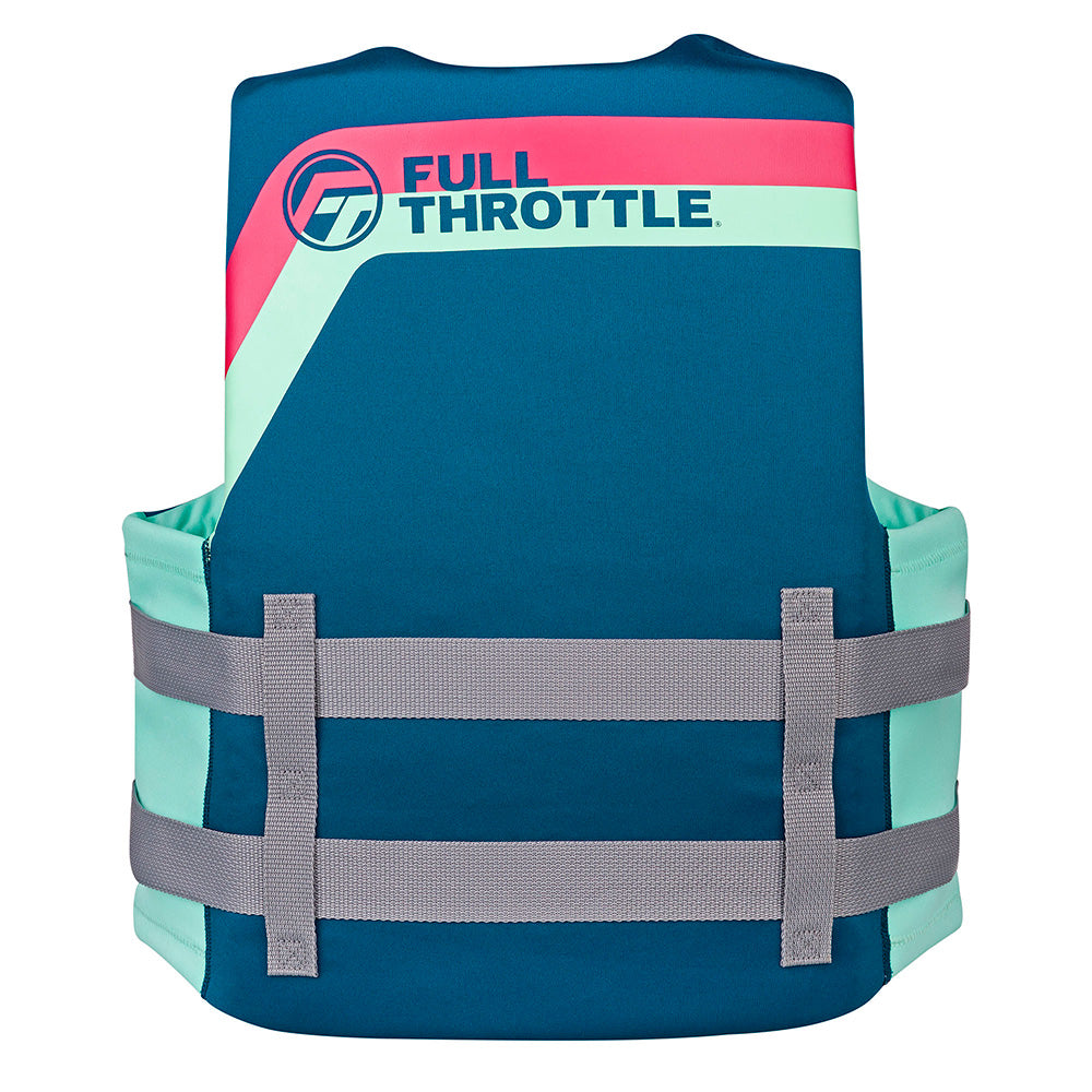 Full Throttle Adult RapidDry Life Jacket  SM  Aqua 14210050503027