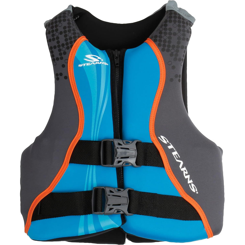 Stearns Youth Hydroprene Life Vest  Type III  BlueGrey  5090lbs 2000037953
