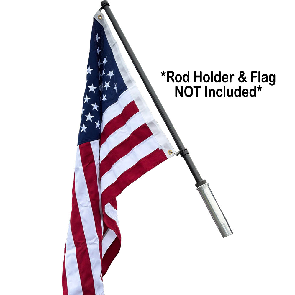 TACO Carbon Fiber Flag Pole wJLock System  54 FP0125CF54