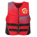 Full Throttle Mens RapidDry FlexBack Life Jacket  S  RedBlack 14250010002026