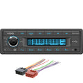 VDO 12V Radio wFM RDS Tuner MP3WMAUSBBluetooth  Blue Illumination  Includes Power Speaker Harness TRW312UBBUK
