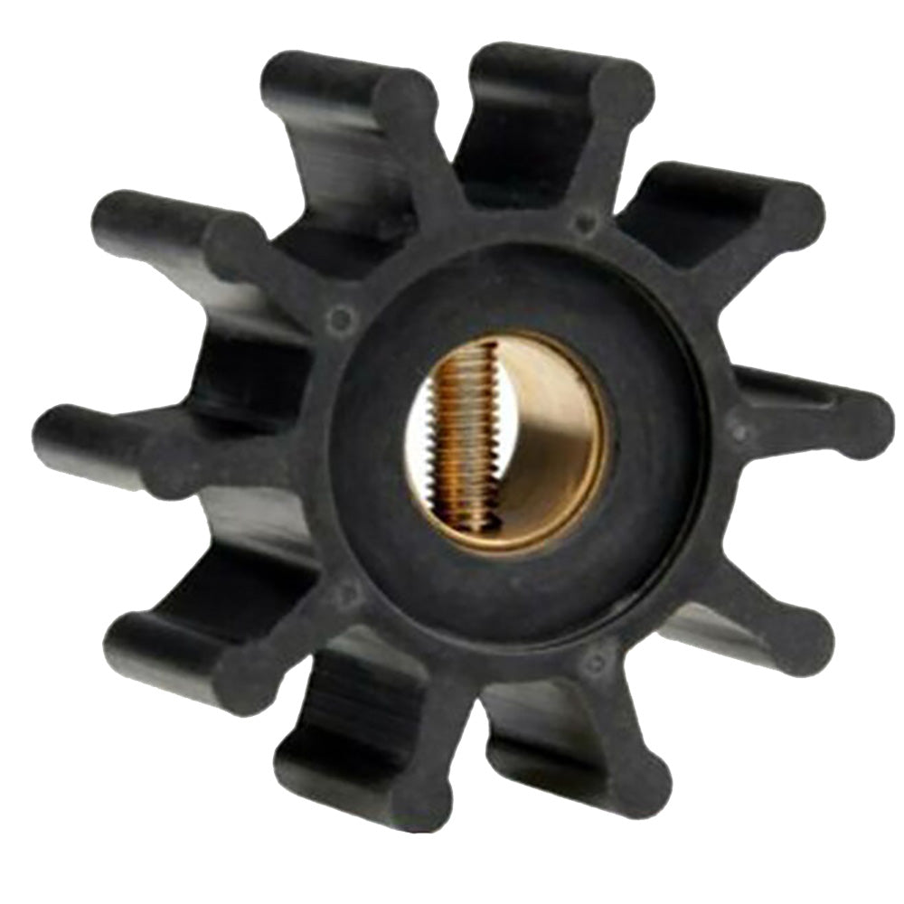 Jabsco Impeller Kit  Neoprene  10 Blade  2 Diameter x 78 Wide  Slotted Shaft Pin Drive  Brass Insert  1532 Shaft