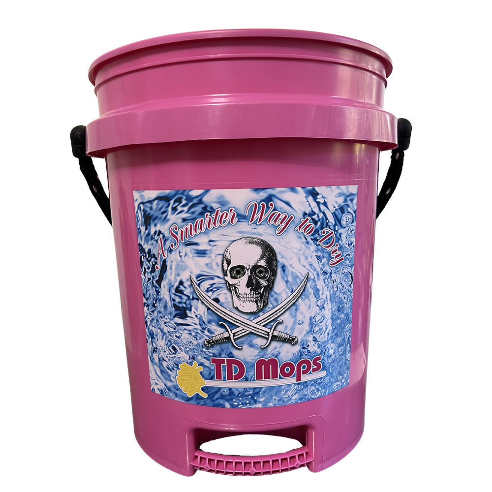 TD Mop TD Grip Bucket  Pink  5 Gallon PINKGRIP