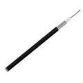 Pacer RG58AU Coax Cable Stranded TV Cond TV Braid  Black Jacket  200 MRG58AU200
