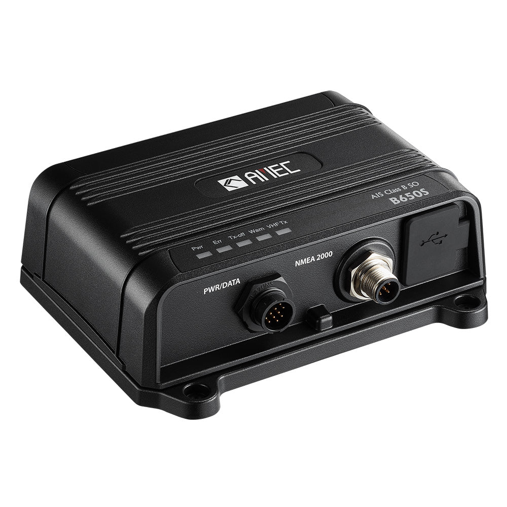 AMEC B650S Class B AIS Transceiver wVHF Antenna Splitter  5WSOTDMA NMEA 2000 NMEA 0183 USB AMECB650S010