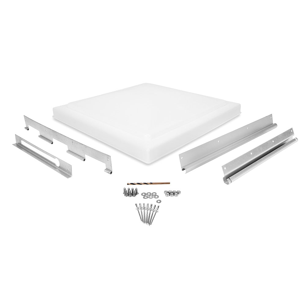 Camco Universal RV Roof Vent Replacement Kit  Fits Standard 14 x 14 Vent Openings 40195