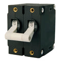 Egis A Series White Toggle Panel Mount Circuit Breaker  Dual Pole 50A 320250